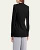 Giorgio Armani Stretch Viscose Asymmetrical Knit Jacket - 3