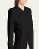 Giorgio Armani Stretch Viscose Asymmetrical Knit Jacket - 5