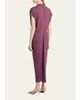 Giorgio Armani Surplice-Neck Cap-Sleeve Column Dress - 3