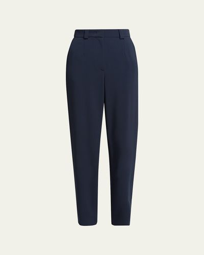 Giorgio Armani Tapered Stretch Viscose Trousers