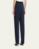 Giorgio Armani Tapered Stretch Viscose Trousers - 3