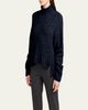 Giorgio Armani Turtleneck Cashmere-Silk Boucle Sweater - 4