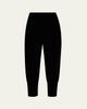 Giorgio Armani Virgin Wool Barrel-Leg Trousers - 1