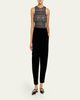 Giorgio Armani Virgin Wool Barrel-Leg Trousers - 2