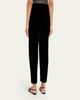 Giorgio Armani Virgin Wool Barrel-Leg Trousers - 3