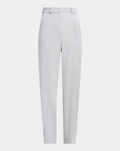 Giorgio Armani Viscose Stretch Straight-Leg Trousers