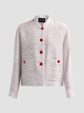 Giorgio Armani Women's Caban Heatherd Jacket