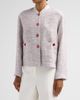 Giorgio Armani Women's Caban Heatherd Jacket - 4