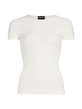Giorgio Armani Women's Cap-Sleeve Knit Tee