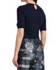 Giorgio Armani Women's Cashmere Contrast Neck Sweater - 5