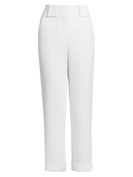 Giorgio Armani Women's Crepe Flat Front Trousers