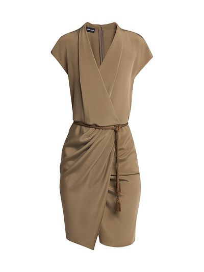 Giorgio Armani Women's Draped Wrap-Style Minidress
