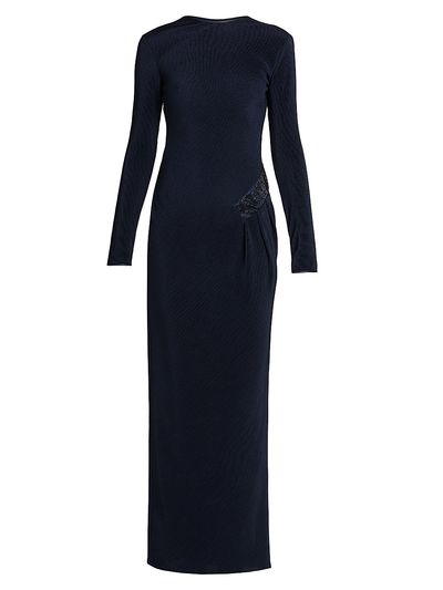 Giorgio Armani Women's Embellished Hip Jersey Gown