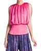 Giorgio Armani Women's Main Silk Shirred Top - 3