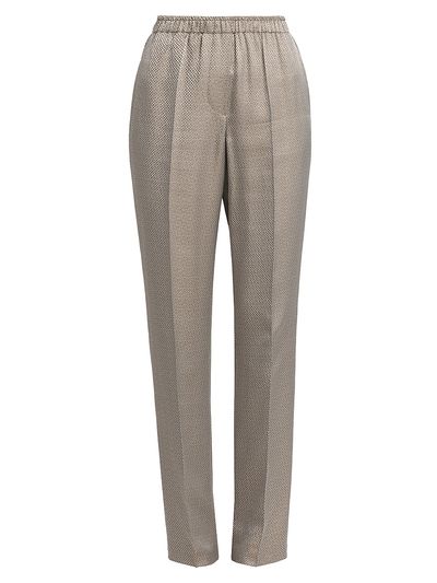 Giorgio Armani Women's Micro Jacquard Elasticized Trousers