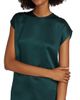Giorgio Armani Women's Silk Satin Cap-Sleeve Top - 6