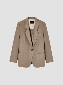 Giorgio Armani Women's Single-Breasted Linen Jacket