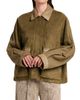 Giorgio Armani Women's Suede Leather-Trimmed Jacket - 3