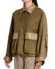 Giorgio Armani Women's Suede Leather-Trimmed Jacket - 4
