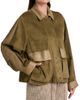Giorgio Armani Women's Suede Leather-Trimmed Jacket - 6