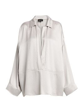 Giorgio Armani Women's Textured Tunic Shirt