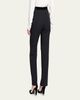 Giorgio Armani Wool Tuxedo Pants with Velvet Details - 3