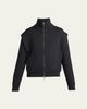 Giorgio Armani Zip-Front Knit Blouson Jacket - 1
