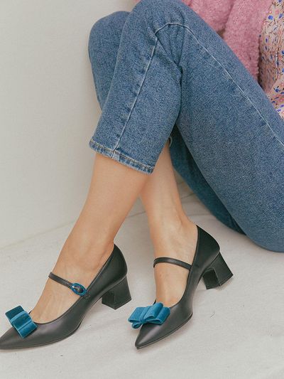 GISELLINA ROSE REVON MERRYJANE PUMPS [BLUE]