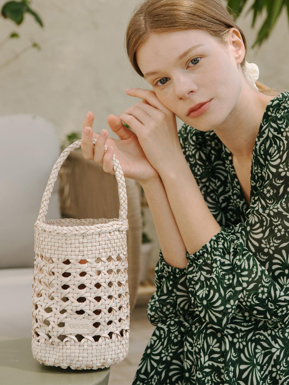 GISSE Basket weaving Bag GBW-0015_2 colors