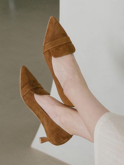 GISSE Handmade Lambskin Pointed-toe Stiletto Pumps (GIS-45206-1)