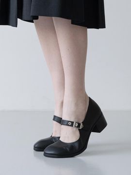 GISSE Natural Leather Ergonomic Mary Jane Pumps (GIS-46210)
