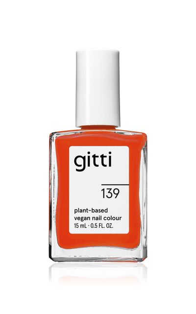 gitti gitti Nail Polish no. 139 Fiery Orange Red