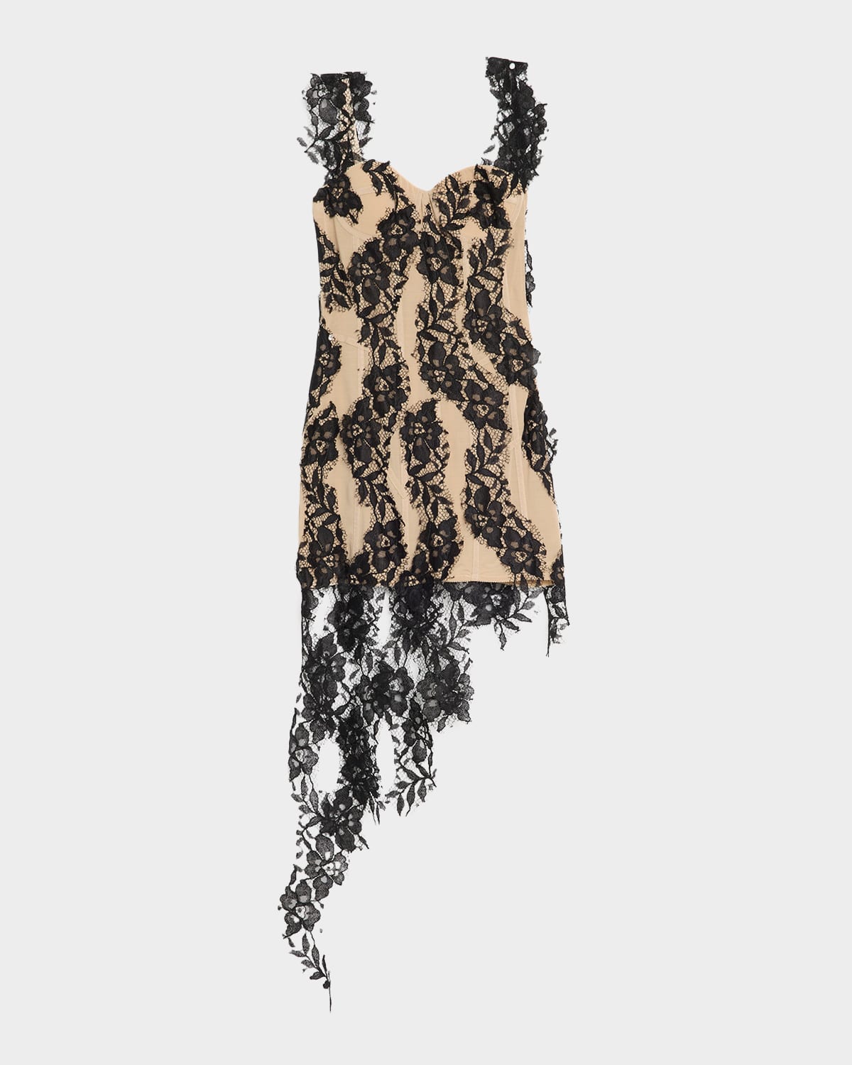 GIUSEPPE DI MORABITO Act II: The Fall of Icarus Lace Mini Dress