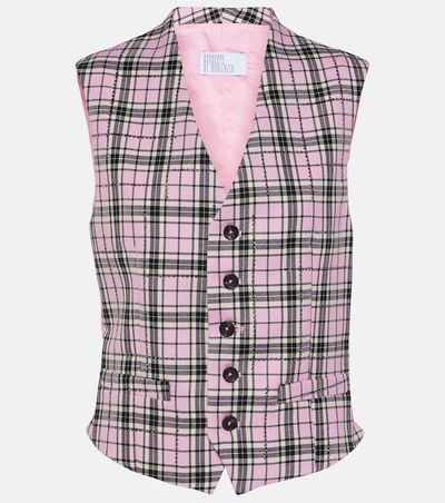 Giuseppe di Morabito Giuseppe di Morabito Checked wool vest