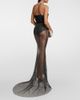 Giuseppe di Morabito Giuseppe di Morabito Crystal-embellished mesh maxi skirt - 3