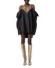 Giuseppe Di Morabito Giuseppe Di Morabito Crystal Embellished Mini Shirt Dress - 1