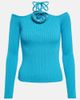 Giuseppe di Morabito Giuseppe di Morabito Embellished ribbed-knit top - 1