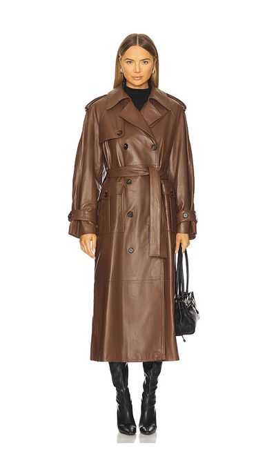 GIUSEPPE DI MORABITO GIUSEPPE DI MORABITO Leather Trenchcoat