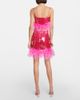 Giuseppe di Morabito Giuseppe di Morabito Sequined feather-trimmed miniskirt - 3