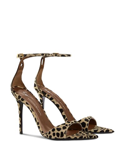 Giuseppe Zanotti Giuseppe Zanotti Women's Intrigo 105mm Calf Hair Sandals
