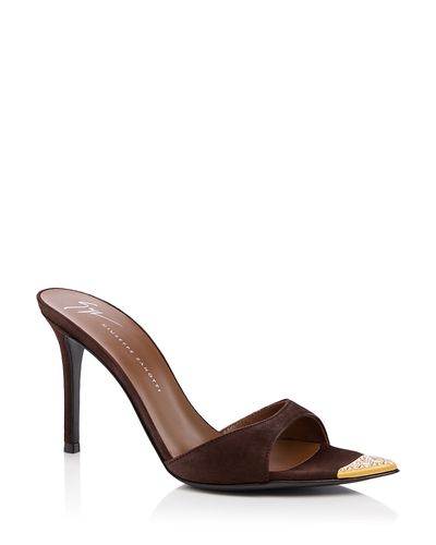 Giuseppe Zanotti Giuseppe Zanotti Women's Intriigo Embellished Toe Slide Sandals