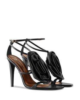 Giuseppe Zanotti Giuseppe Zanotti Women's Leather Rose High Heel Sandals
