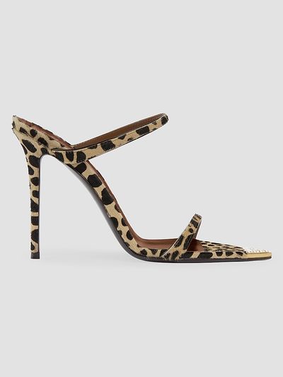 Giuseppe Zanotti Women's Intrigo 105MM Crystal-Embellished Calf Hair Sandals