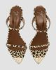 Giuseppe Zanotti Women's Intrigo 105MM Crystal-Embellished Calf Hair Sandals - 5