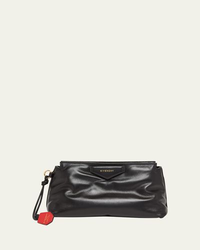 Givenchy Antigona Slouchy Clutch Bag in Leather