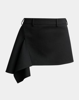 Givenchy Asymmetric Slashed Mini Skirt