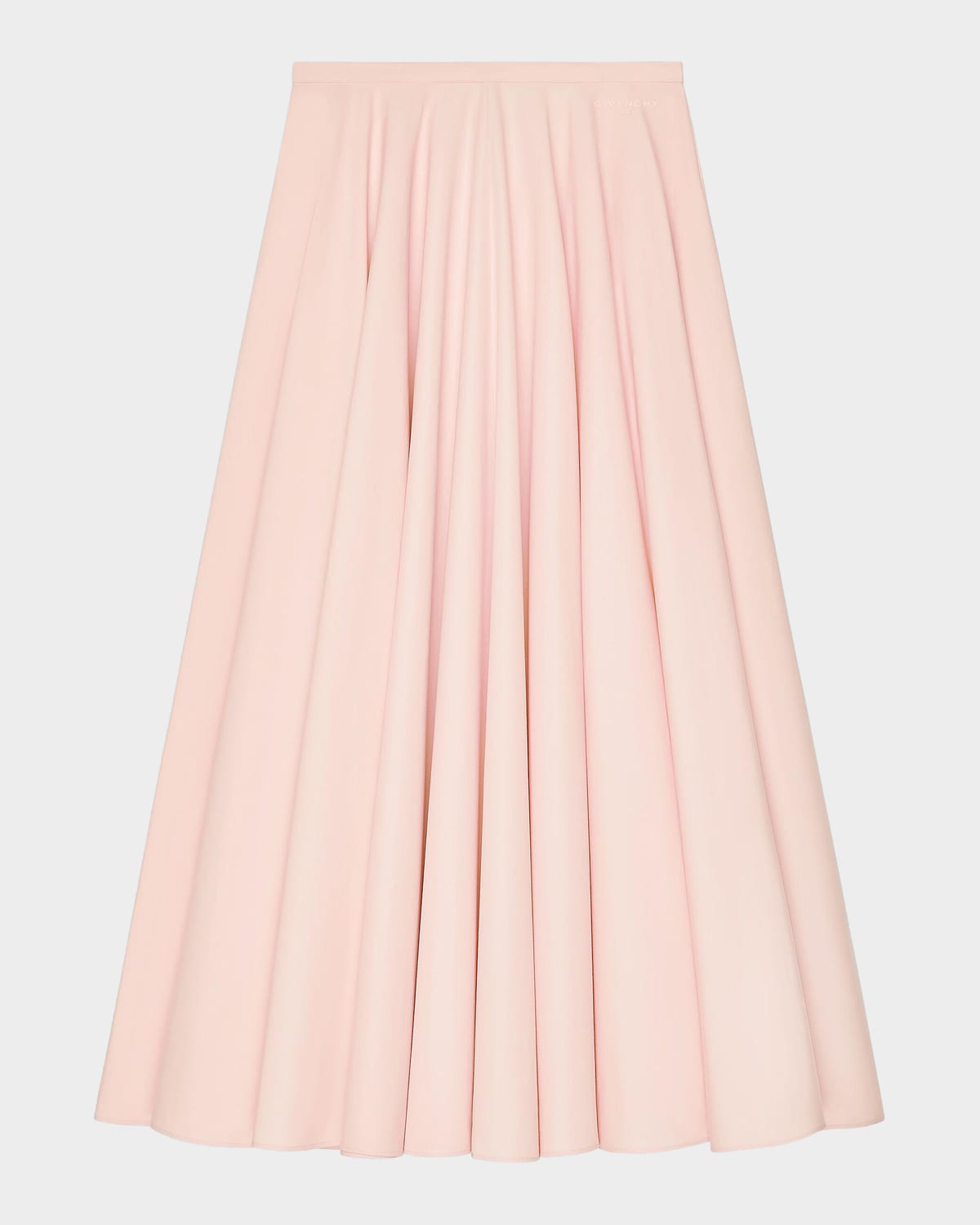 Givenchy Cotton Poplin A-Line Midi Skirt