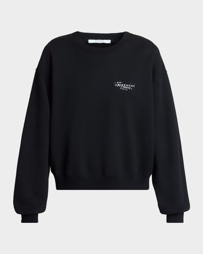 Givenchy Double Logo Stamp Crewneck Sweatshirt