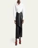 Givenchy Draped Leather Maxi Skirt - 2