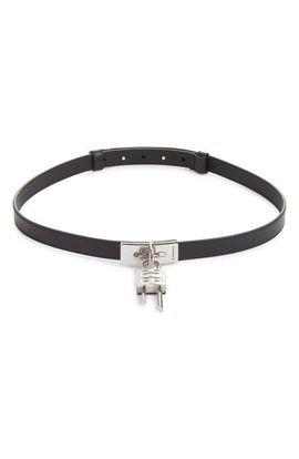 Givenchy Givenchy 4G Lock Leather Belt